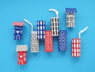 Rolos De Papel Higienico Trabalhos Manuais Cidade 06