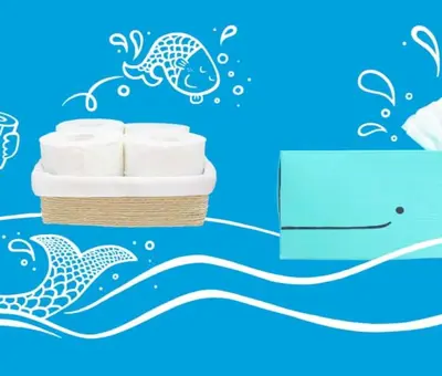 2 Ideias Surpreendentemente Originais para armazenar papel higiénico