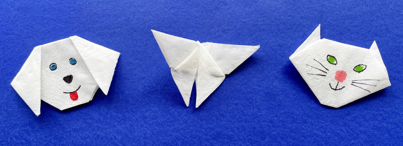 Conmemorativo Sueño personaje Origami para niños | 3 origami de animales fáciles - Colhogar