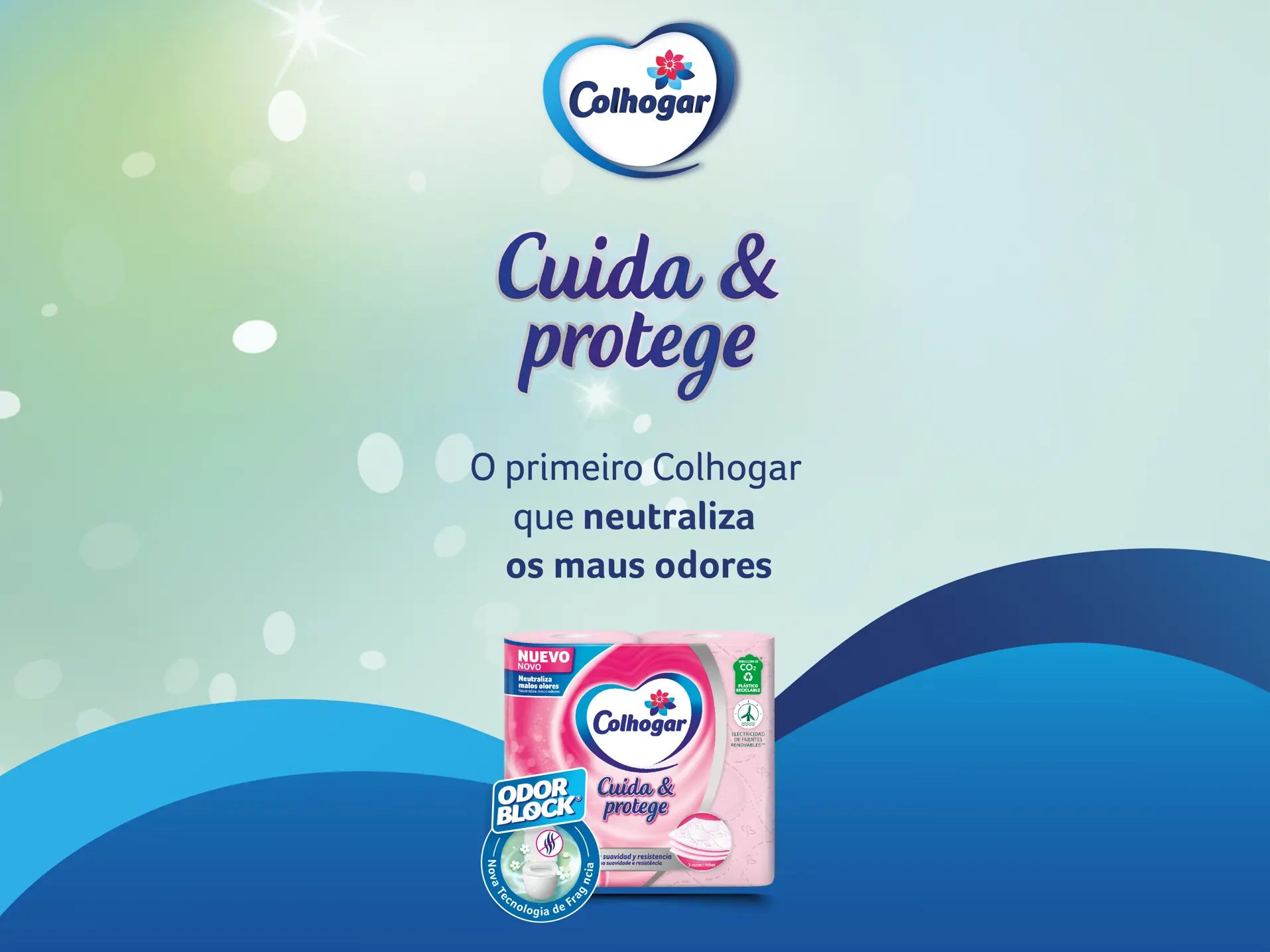 Cuida & Protege com tecnologia Odor Block
