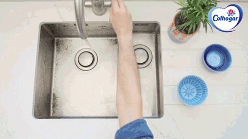Seca la solución de limpieza